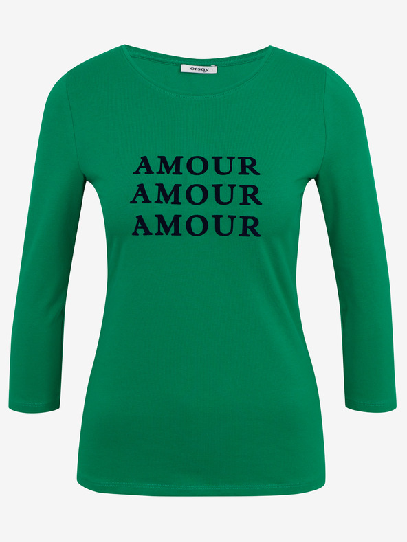 Orsay Zelené dámske tričko ORSAY
