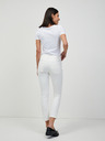 Orsay Biele skrátené skinny fit džínsy ORSAY