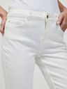 Orsay Biele skrátené skinny fit džínsy ORSAY