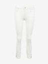 Orsay Biele skrátené skinny fit džínsy ORSAY
