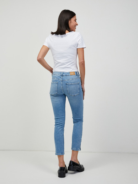 Orsay Svetlomodré skrátené skinny fit džínsy ORSAY