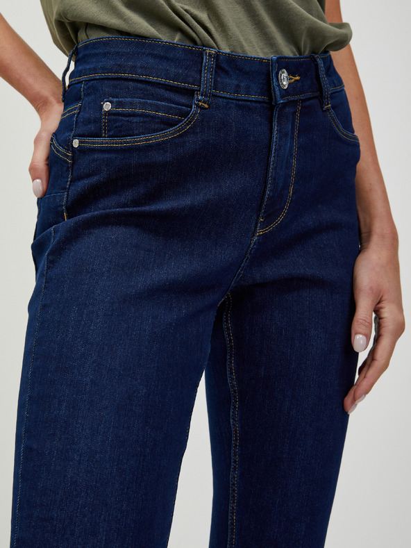 Orsay Tmavomodré push up skinny fit džínsy ORSAY