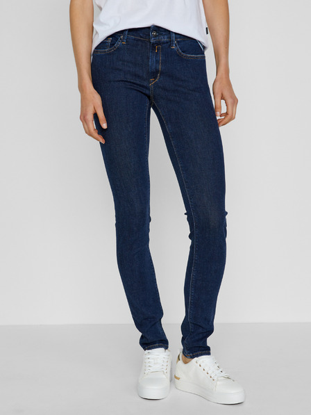 Replay Tmavomodré dámske džínsy skinny fit Replay