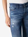 Diesel Diesel Modré dámske džínsy skinny fit Slandy
