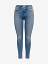 ONLY Modré dámske džínsy skinny fit s vyšívaným efektom ONLY Blush