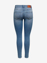 ONLY Modré dámske džínsy skinny fit s vyšívaným efektom ONLY Blush