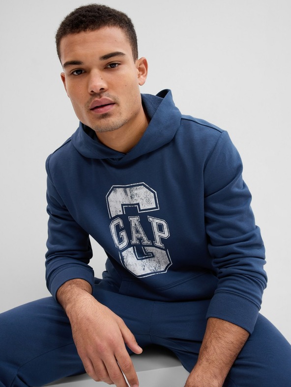 GAP Mikina s logom a kapucňou GAP