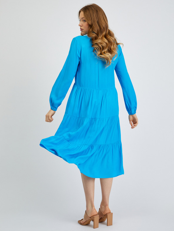 Orsay Modré dámske šaty ORSAY