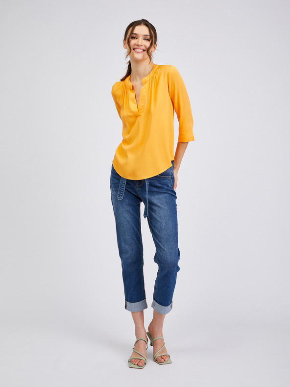 Orsay Oranžová dámska blúzka ORSAY