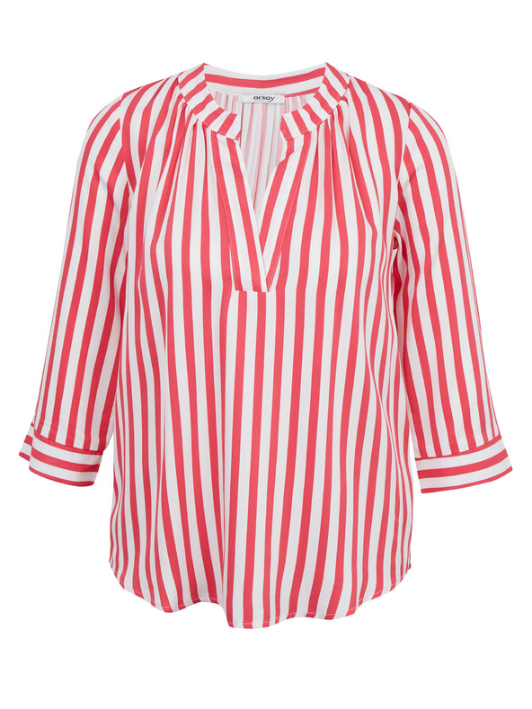 Orsay Bielo-ružová dámska pruhovaná blúzka ORSAY
