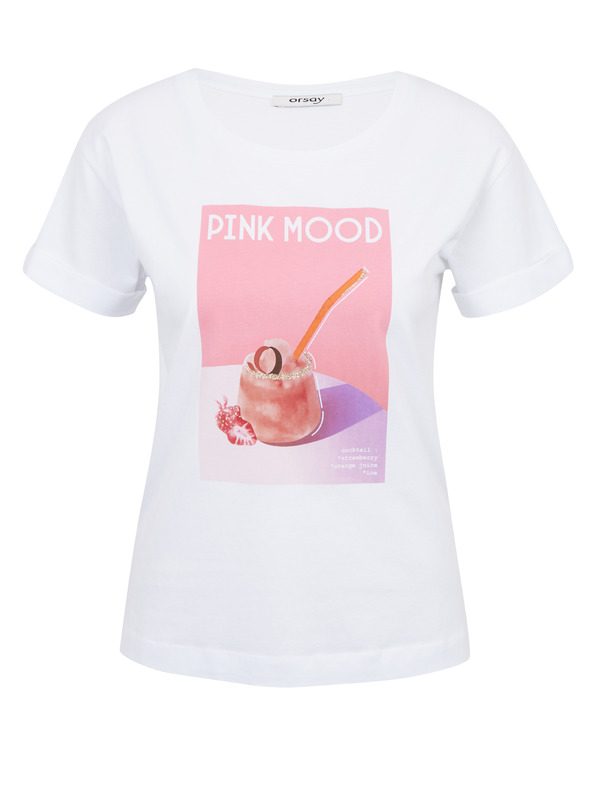 Orsay Biele dámske tričko ORSAY