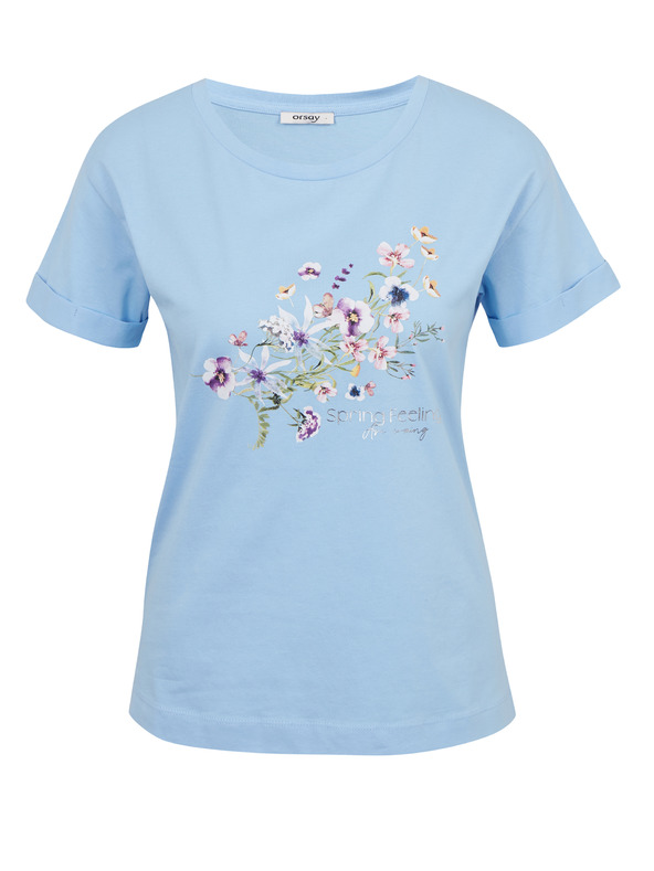 Orsay Svetlomodré dámske tričko ORSAY