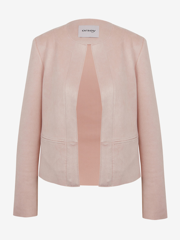 Orsay Marhuľové dámske semišové sako ORSAY