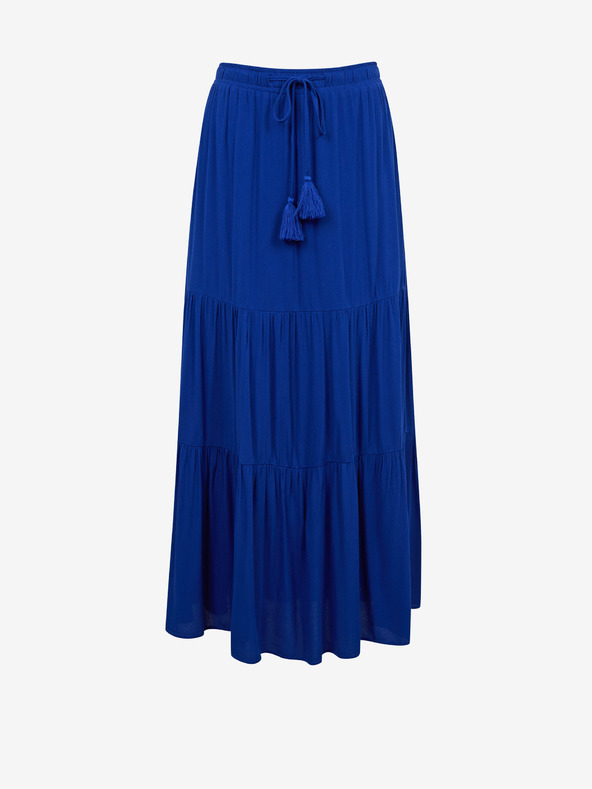 Orsay Modrá dámska maxi sukňa ORSAY