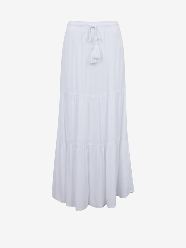 Orsay Biela dámska maxi sukňa ORSAY