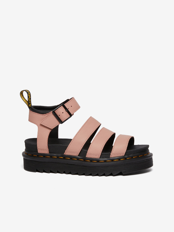 Dr. Martens Ružové dámske sandále Dr. Martens Blaire Platform Sandals