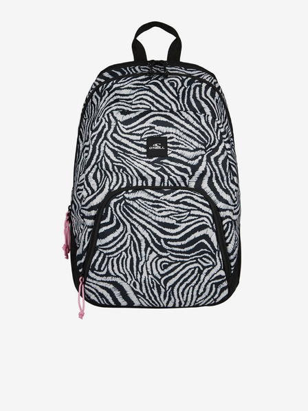 O'Neill Čiernobiely batoh so zvieracím vzorom O'Neill WEDGE BACKPACK