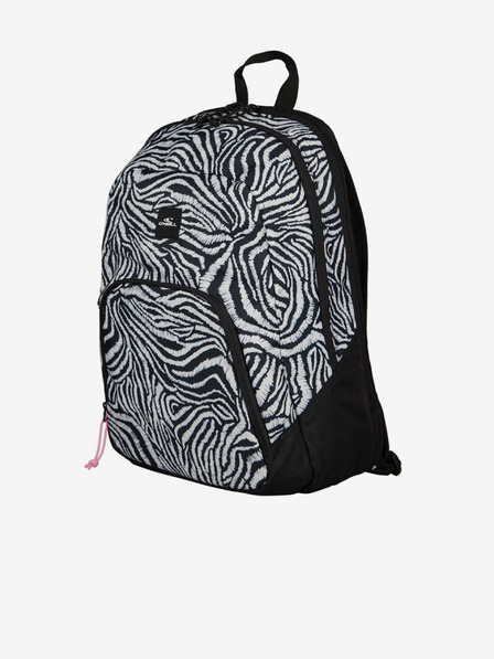 O'Neill Čiernobiely batoh so zvieracím vzorom O'Neill WEDGE BACKPACK