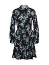 Orsay Čierne dámske kvetinové šaty ORSAY