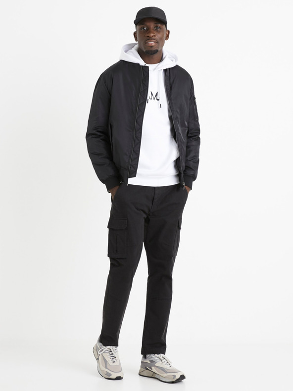 Celio Biela pánska mikina s potlačou Celio Dragon Ball Super