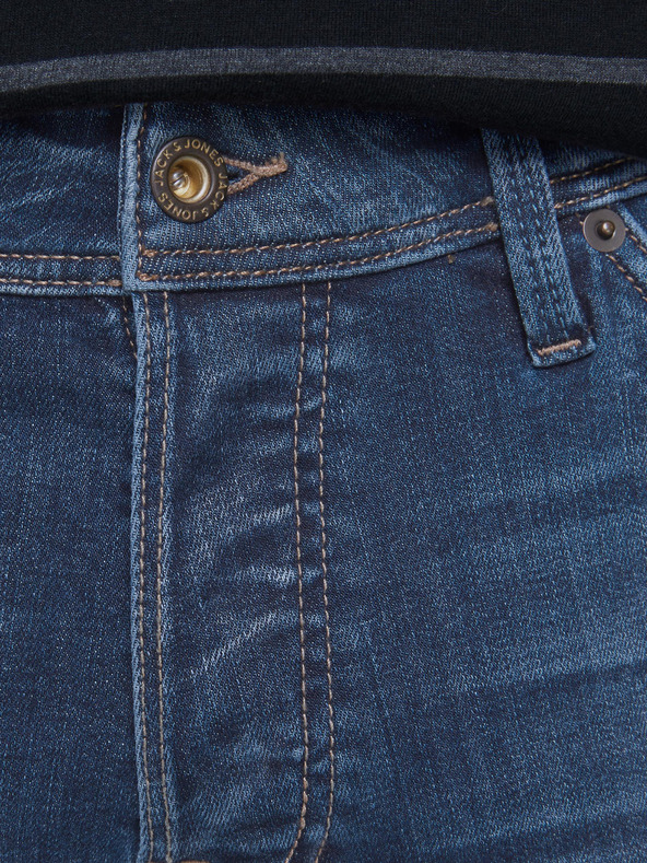 Jack & Jones Modré slim fit džínsy Jack & Jones Glenn