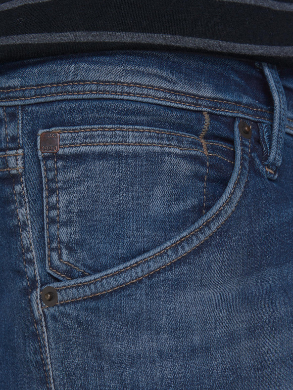 Jack & Jones Modré slim fit džínsy Jack & Jones Glenn