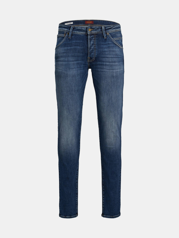 Jack & Jones Modré slim fit džínsy Jack & Jones Glenn