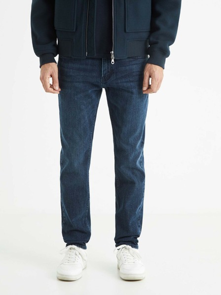 Celio Tmavomodré pánske slim fit džínsy Celio C25 Bostone