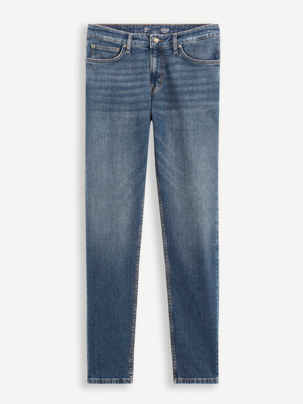 Celio Modré pánske slim fit džínsy Celio C25 Dofasol