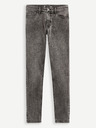 Celio Tmavosivé pánske džínsy slim fit strihu Celio C25 Dosley25