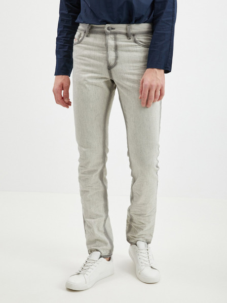 Diesel Svetlošedé pánske slim fit džínsy Diesel