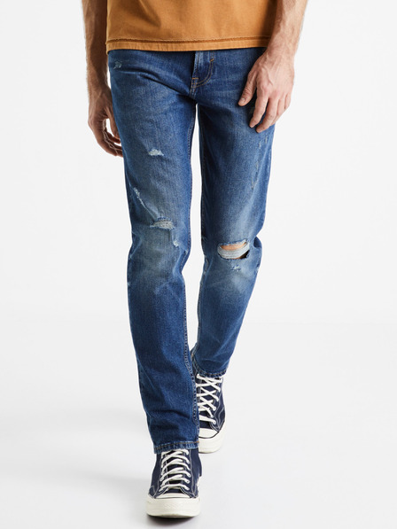 Celio Modré pánske slim fit džínsy Celio Dostroy2