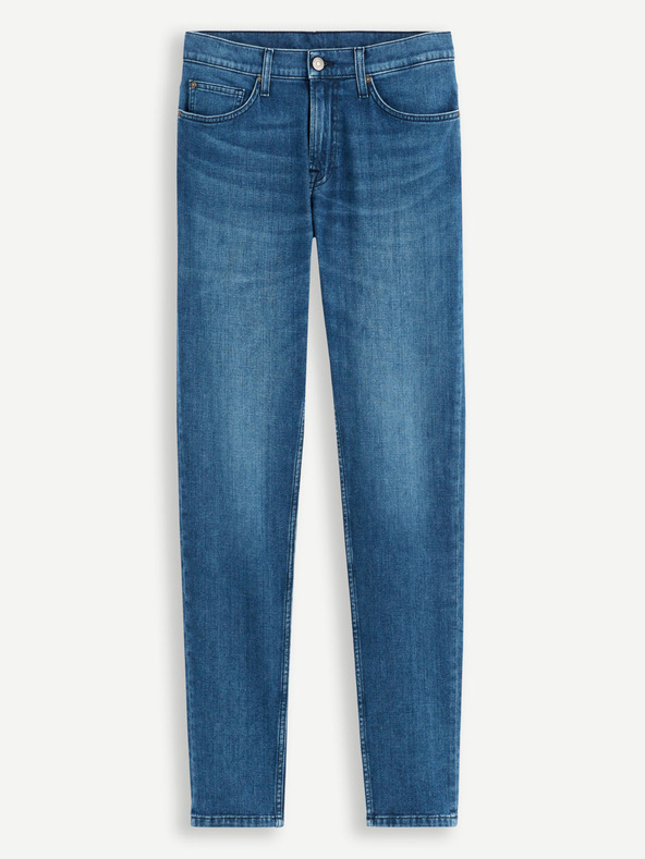 Celio Modré pánske slim fit džínsy Celio C25 Dosoft25