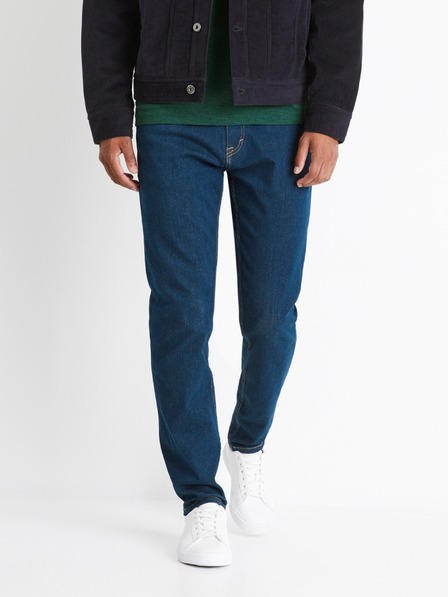Celio Modré pánske slim fit džínsy Celio Cowflex1