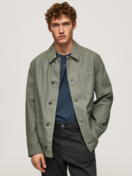 Pepe Jeans Pánske khaki ľahké sako Pepe Jeans