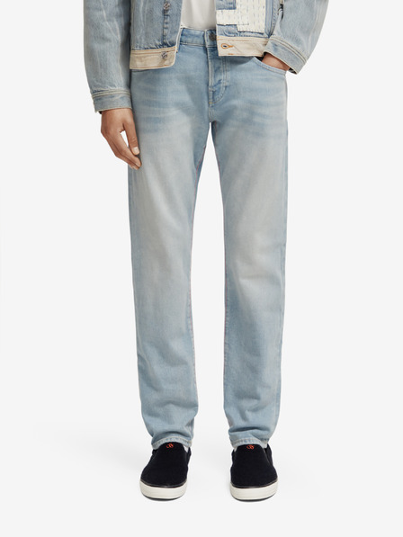 Scotch & Soda Svetlomodré pánske džínsy rovného strihu Scotch & Soda