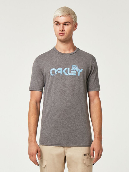 Oakley Šedá pánska pruhovaná košeľa Oakley