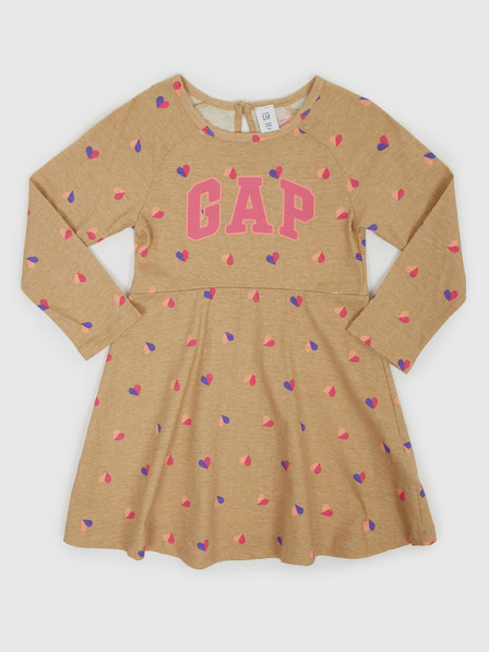 GAP Detské šaty s logom GAP