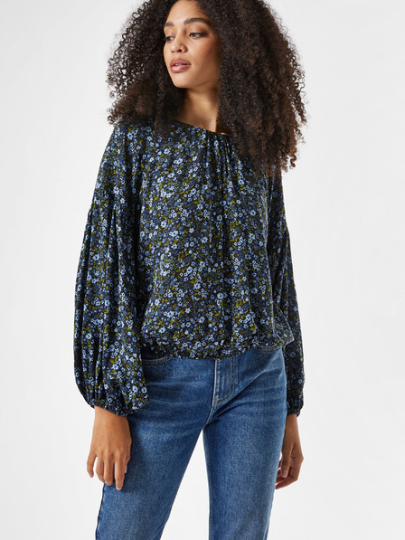 Dorothy Perkins Tmavomodrá vzorovaná blúzka Dorothy Perkins