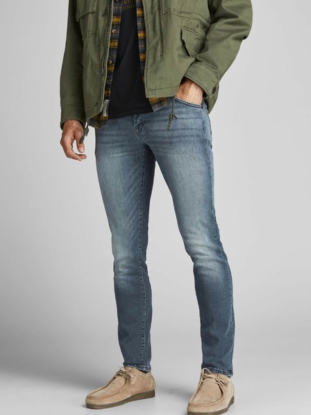 Jack & Jones Modré úzke džínsy Jack & Jones Glenn