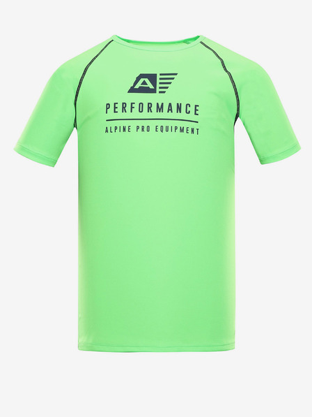 ALPINE PRO Pánske funkčné tričko s chladivým sušením ALPINE PRO PANTHER zelená