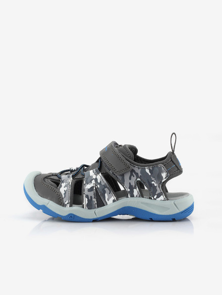 ALPINE PRO Detské outdoorové sandále ALPINE PRO GROBO sivé