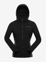 ALPINE PRO Dámska softshellová bunda s membránou ALPINE PRO LANCA čierna