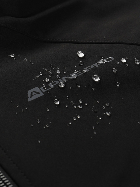 ALPINE PRO Dámska softshellová bunda s membránou ALPINE PRO LANCA čierna