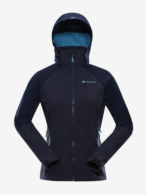 ALPINE PRO Dámska softshellová bunda s membránou ALPINE PRO LANCA modrá