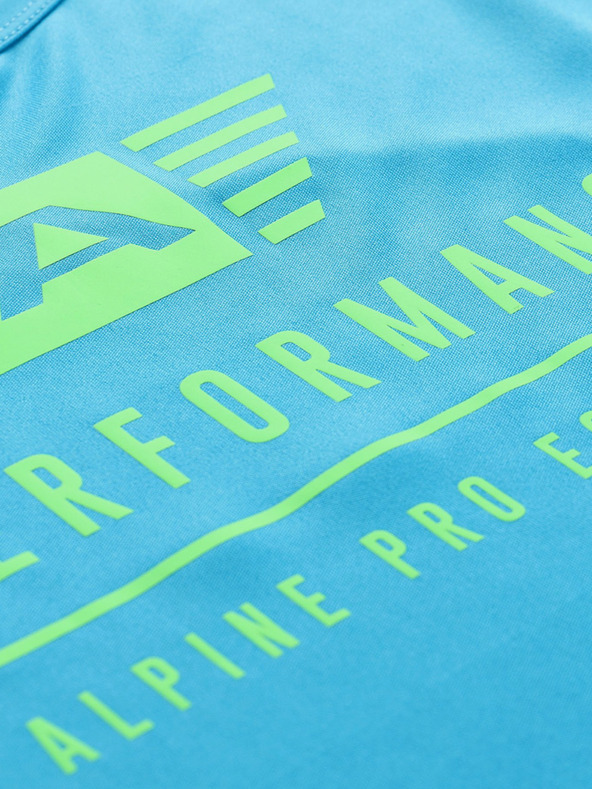 ALPINE PRO Pánske rýchloschnúce tielko ALPINE PRO MIXED modrá