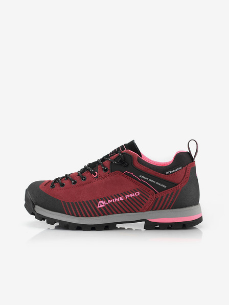 ALPINE PRO Outdoorová obuv s membránou ptx ALPINE PRO GEROME červená