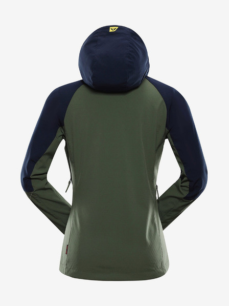 ALPINE PRO Dámska softshellová bunda s membránou ALPINE PRO LANCA zelená