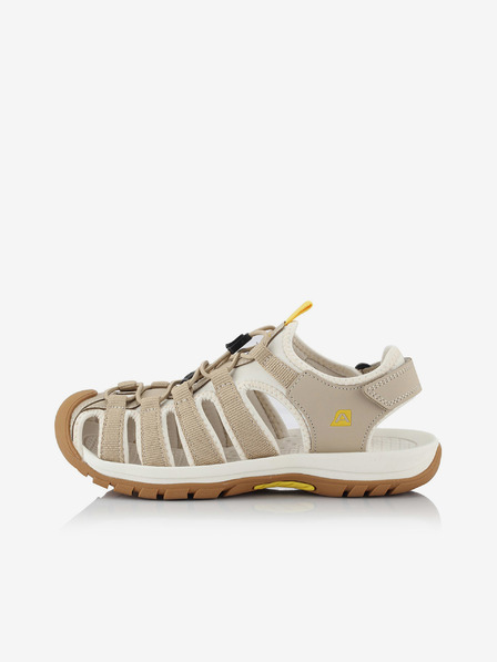 ALPINE PRO Dámske outdoorové sandále ALPINE PRO HABWA neutrálne / zemité