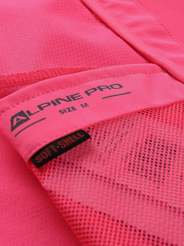 ALPINE PRO Dámska softshellová bunda s membránou ALPINE PRO MULTA ružová